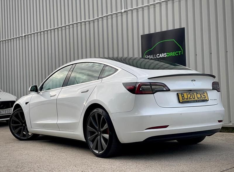 Used Tesla Model 3 Performance 461 kW (627 HP) 2020 White Sedan
