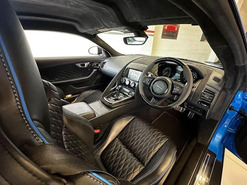 Used Jaguar F-Type Supercharged 575 HP (422 kW) 2016 Blue Coupe