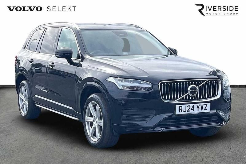 Onyx black Used 2024 Volvo XC90 Core SUV | £38,690 (Good price) - Image 1/4