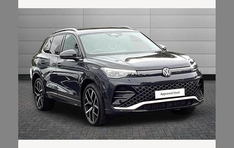 Grey Used 2025 VW Tiguan R-line SUV | £36,595 (Expensive) - Image 1/3