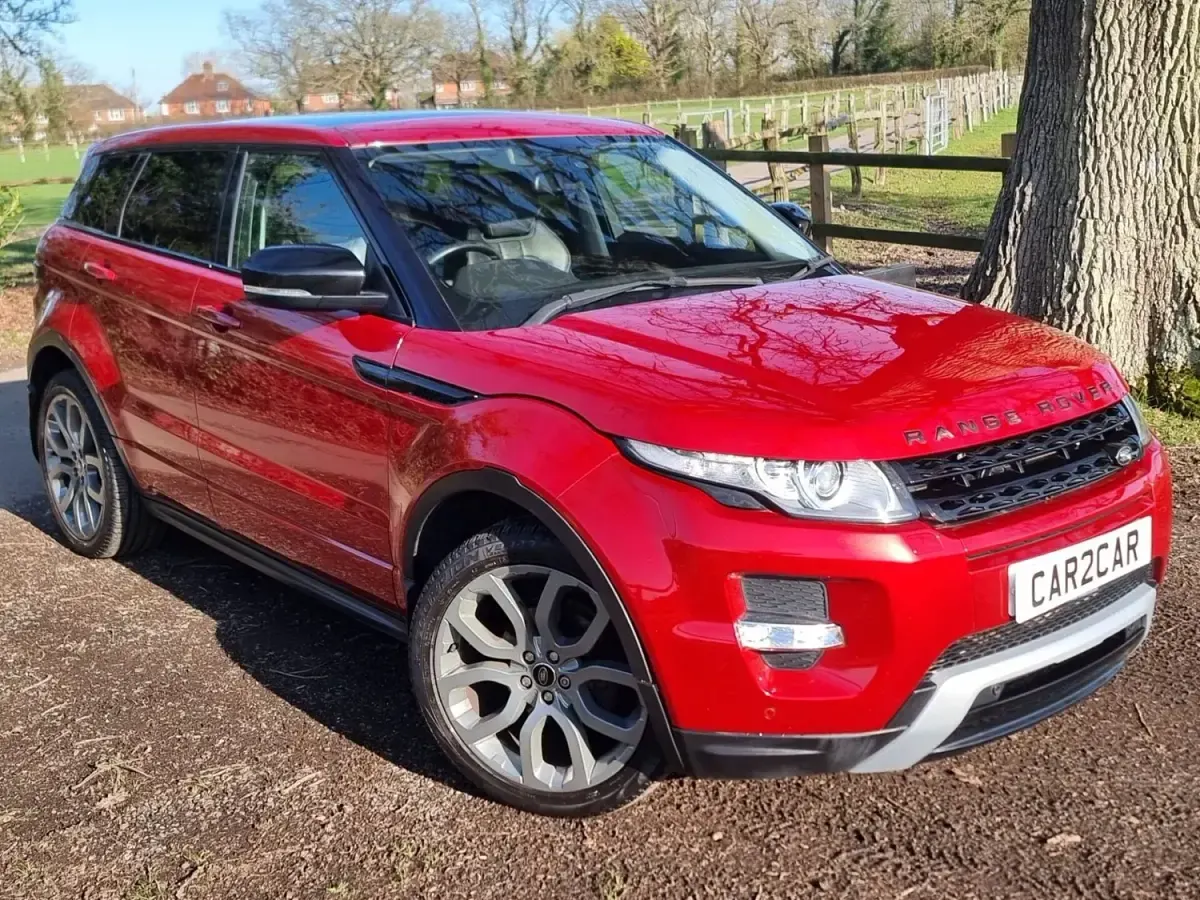 Begagnad Land Rover Range Rover evoque Dynamic 190 HK (139 kW) 2013 Röd SUV
