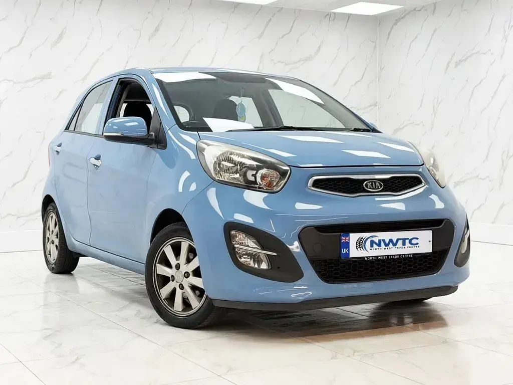Used Kia Picanto 84 HP (61 kW) 2012 Blue Hatchback