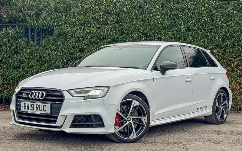 Used Audi S3 Sportback Black Edition 300 HP (220 kW) 2019 White Hatchback