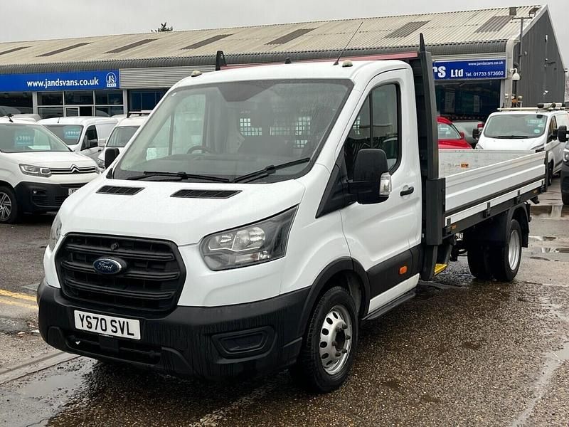 Used Ford Transit S 130 HP (95 kW) 2020 White Cabriolet