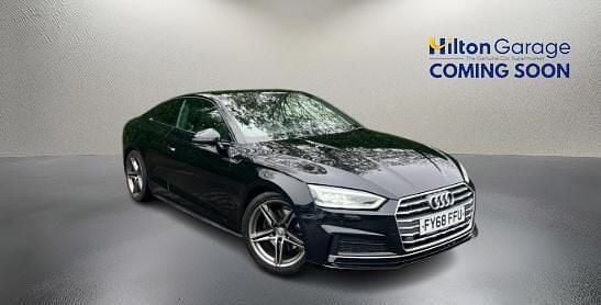 Black Used 2018 Audi A5 S-Line Coupe | £13,850 (Fair price) - Image 1/1