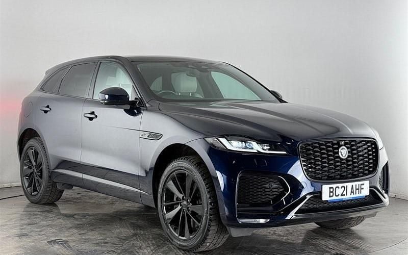 Used Jaguar F-Pace R-Dynamic 404 HP (297 kW) 2021 Blue SUV