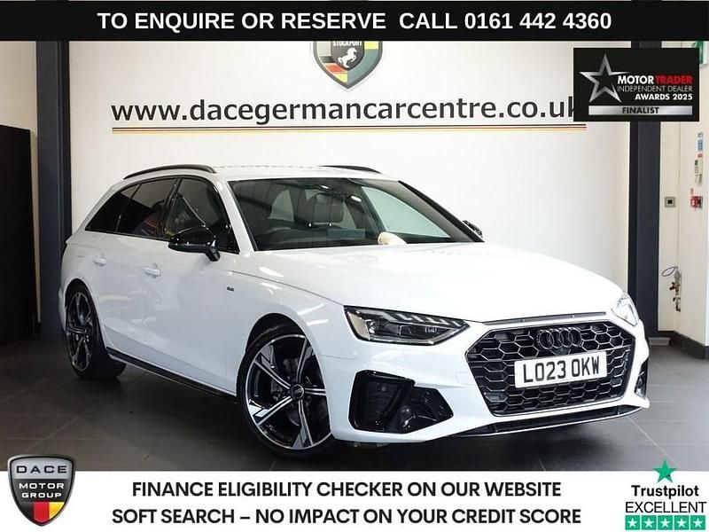 White Used 2023 Audi A4 Black Edition Estate | £25,389 (A bit pricey) - Image 1/4