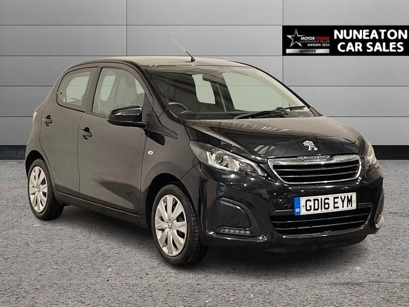 Black Used 2016 Peugeot 108 Active Hatchback | £3,300 (Good price) - Image 1/4
