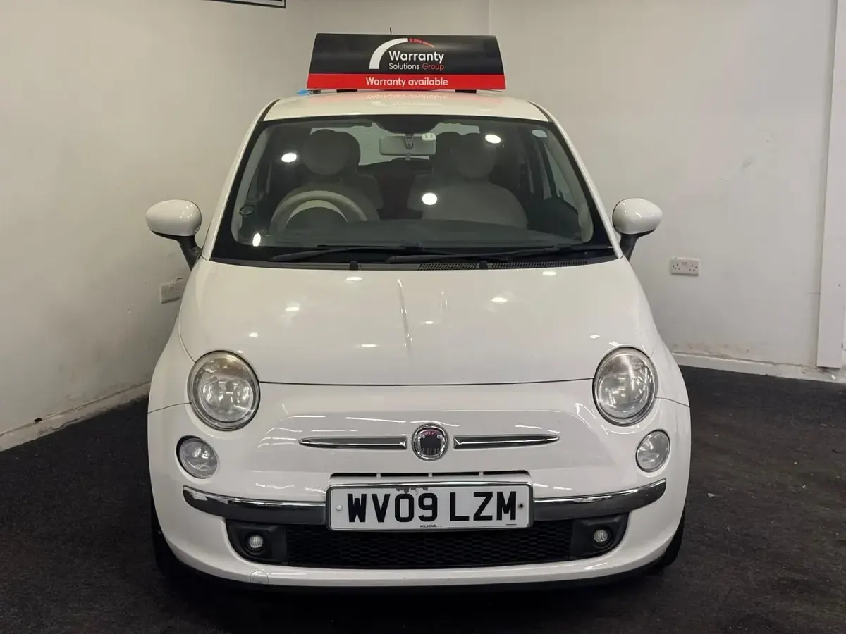 Used Fiat 500 69 HP (50 kW) 2009 White Cabriolet