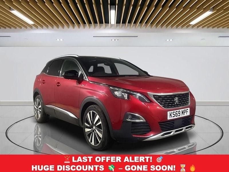 Red Used 2019 Peugeot 3008 Premium Hatchback | £10,499 (Good price) - Image 1/4