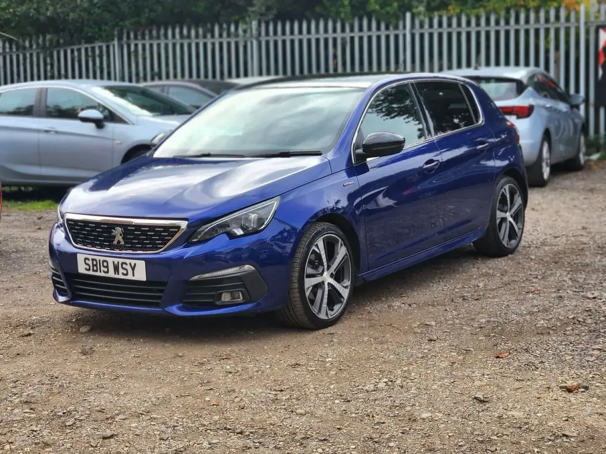 Used Peugeot 308 GT-line 2019 Blue Hatchback