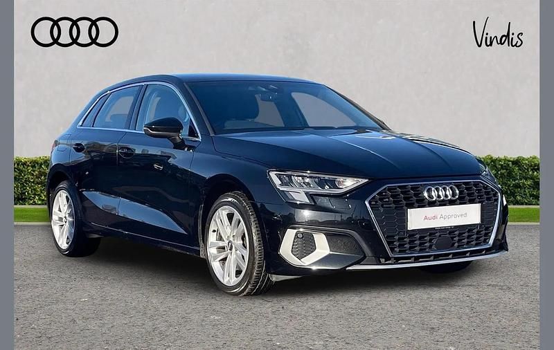 Black Used 2020 Audi A3 Sport Hatchback | £19,824 (Fair price) - Image 1/4