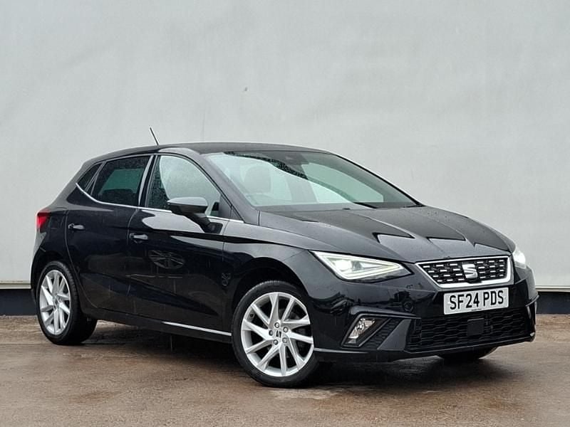 Black Used 2024 Seat Ibiza XCELLENCE Hatchback | £16,498 (Fair price) - Image 1/4