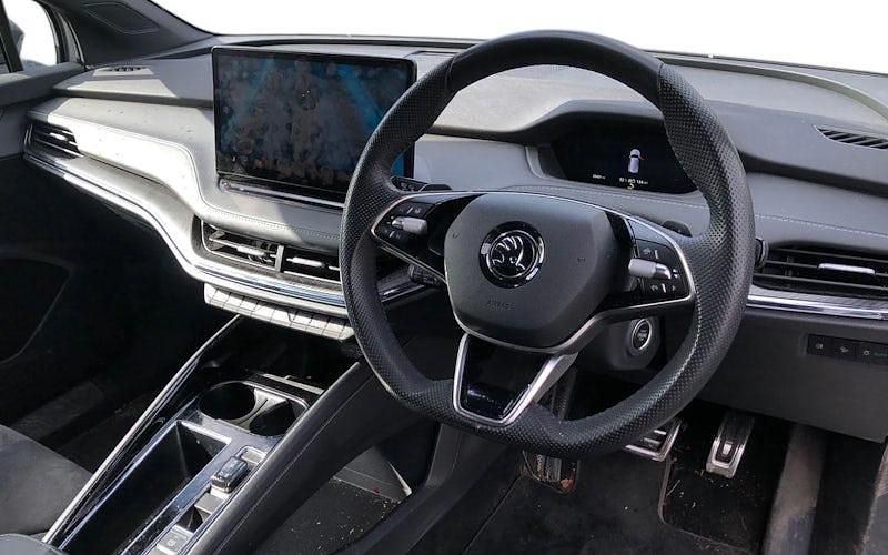 Used Skoda Enyaq iV SportlinePlus 210 kW (286 HP) 2025 Silver SUV