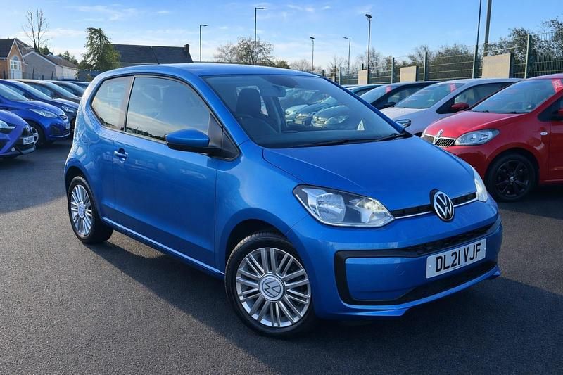 Used VW up! 65 HP (47 kW) 2021 Blue Hatchback