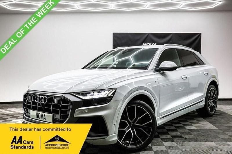 Used Audi Q8 S-Line 286 HP (210 kW) 2018 White SUV