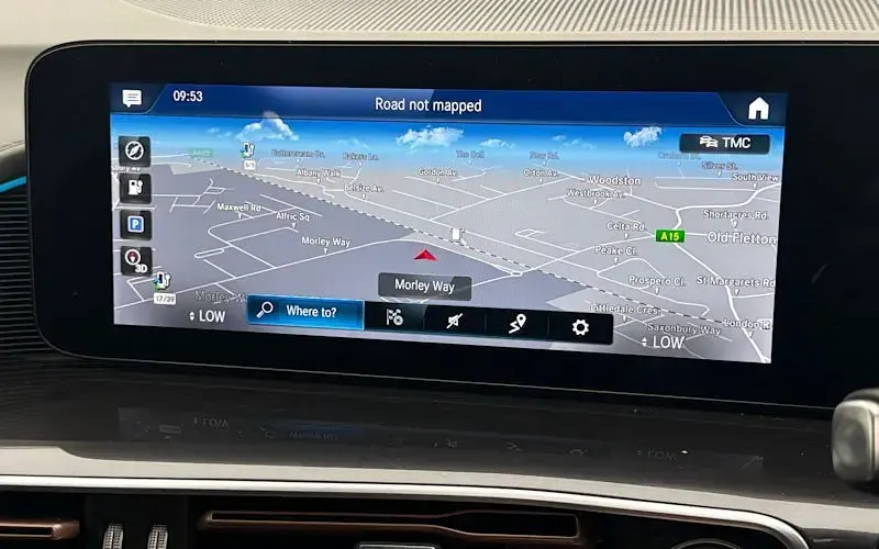 Used Mercedes EQC400 AMG line 300 kW (408 HP) 2022 Red SUV