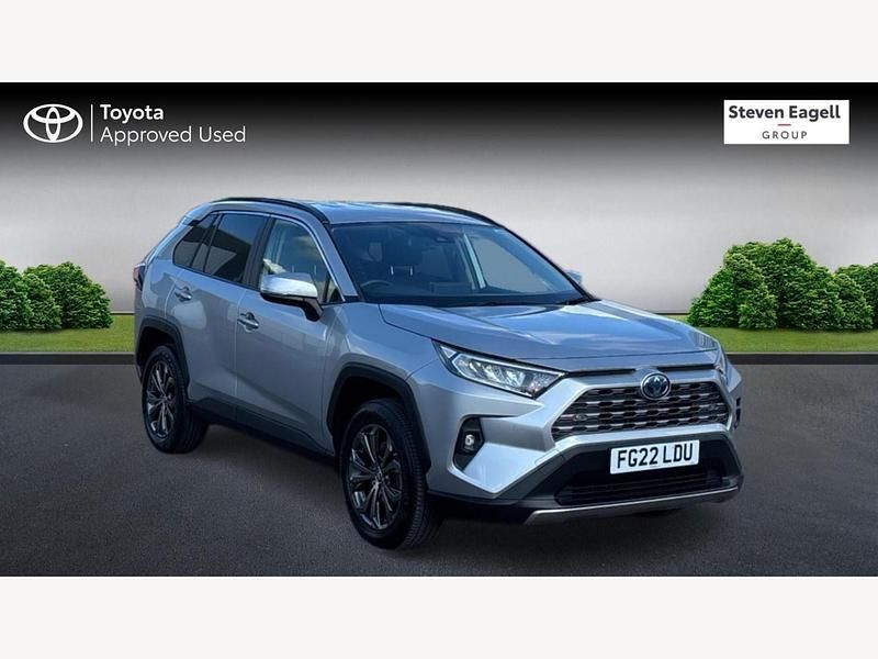 Silver Used 2022 Toyota RAV4 Hybrid Design SUV | £28,067 (Expensive) - Image 1/3