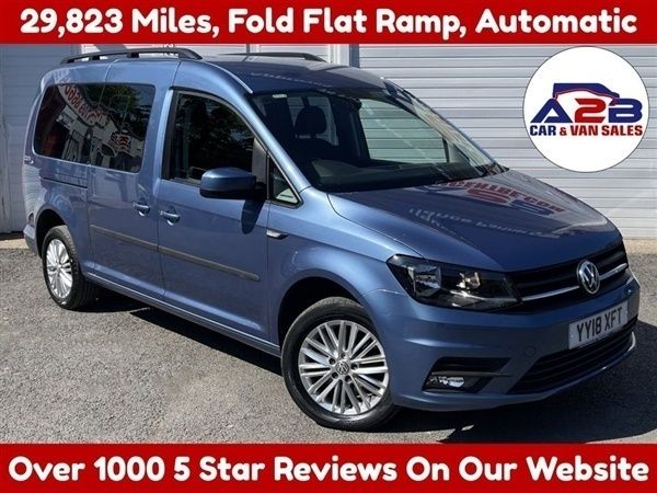 Blue Used 2018 VW Caddy Maxi S MPV | £16,980 (Fair price) - Image 1/1