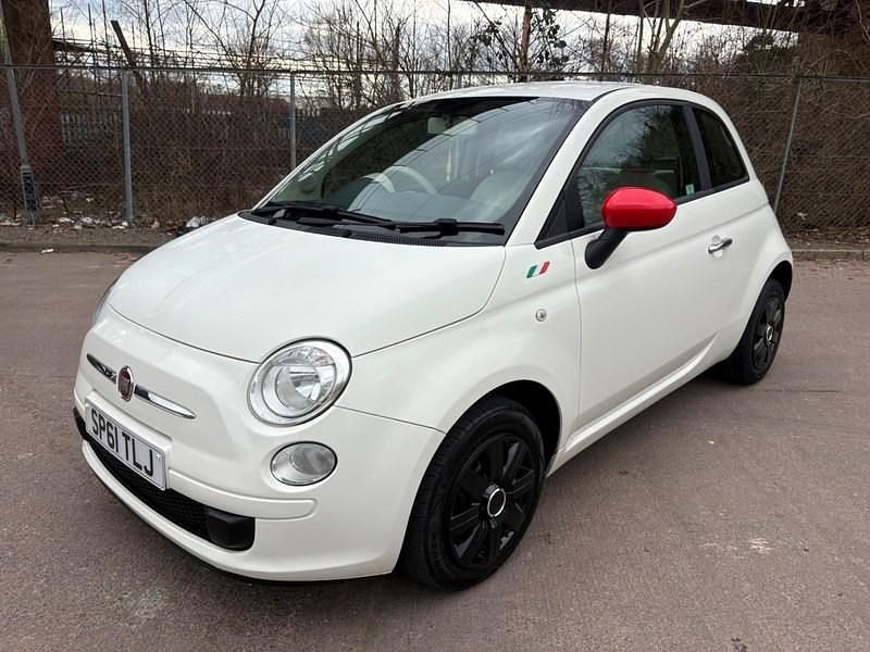 White Used 2012 Fiat 500 Pop Hatchback | £2,995 (Fair price) - Image 1/3