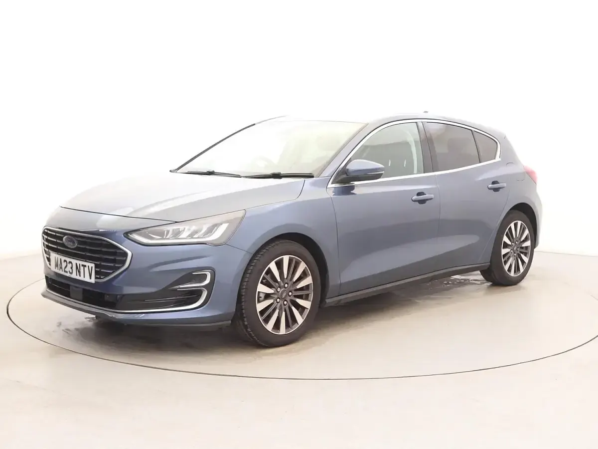 Used Ford Focus Titanium 2023 Blue Hatchback