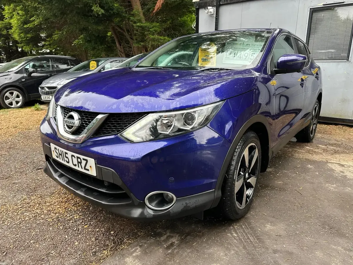 Used Nissan Qashqai N-TEC 110 HP (80 kW) 2015 Blue SUV
