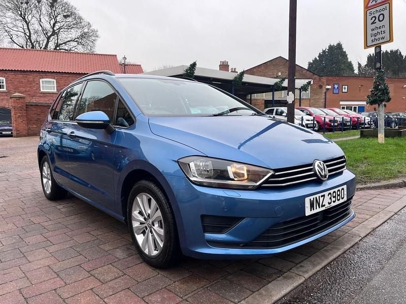 Blue Used 2016 VW Golf Sportsvan SE MPV | £11,795 (Fair price) - Image 1/4