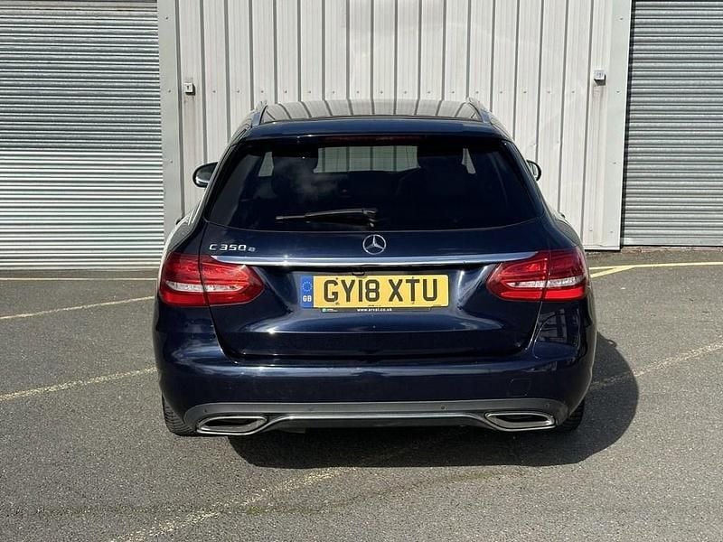 Used Mercedes C350e 2018 Blue Estate