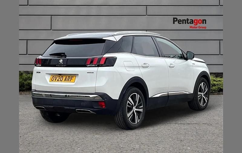 Used Peugeot 3008 GT-line 128 HP (94 kW) 2020 White SUV