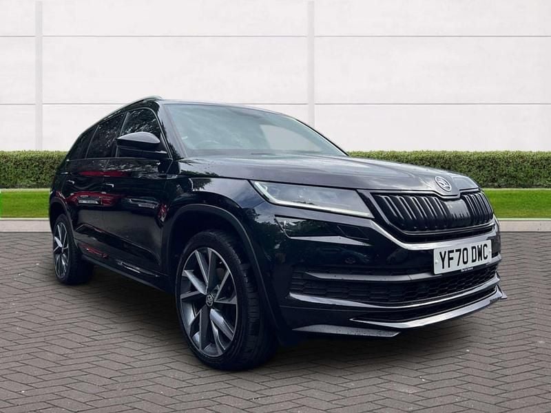 Black Used 2020 Skoda Kodiaq SportLine SUV | £21,892 (Super price) - Image 1/4
