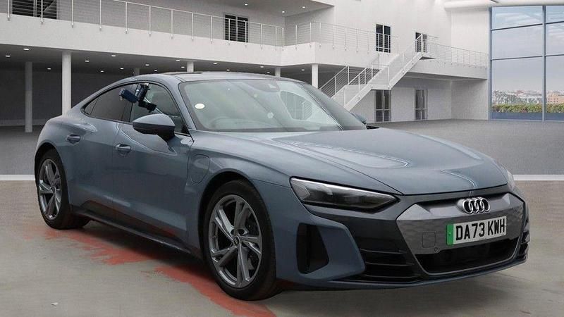 Grey Used 2023 Audi e-tron GT quattro Comfort Sedan | £46,599 (Super price) - Image 1/4