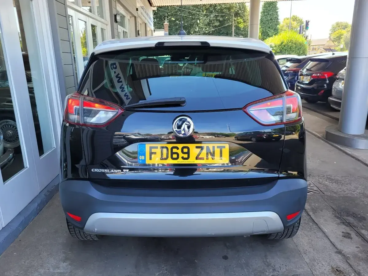 Used Vauxhall Crossland X Sport 110 HP (80 kW) 2019 Black SUV
