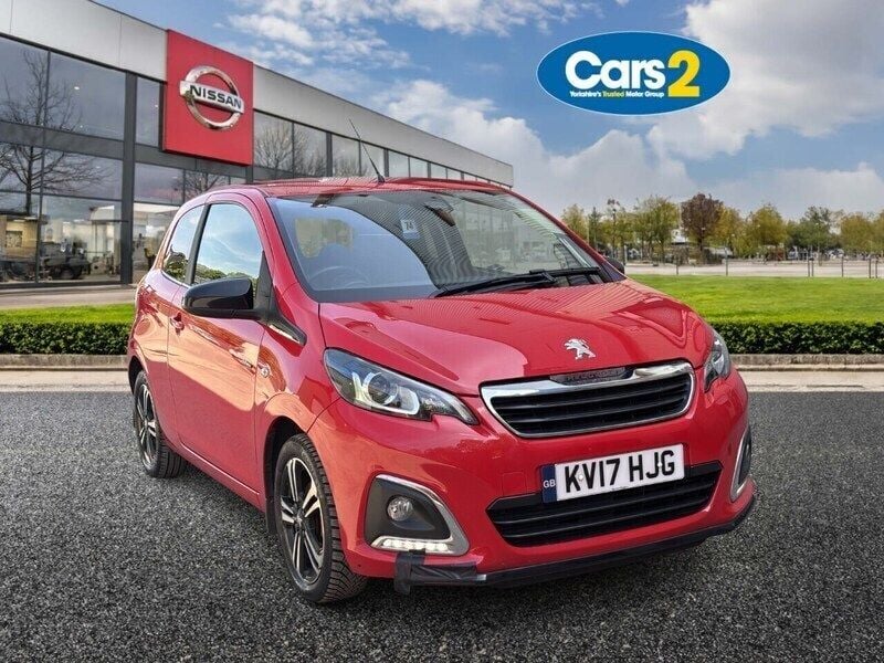Red Used 2017 Peugeot 108 GT-line Hatchback | £6,490 (Fair price) - Image 1/4