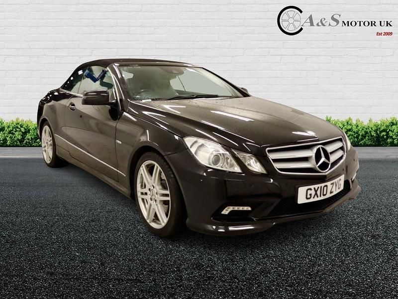 Used Mercedes E350 228 HP (167 kW) 2010 Black Cabriolet