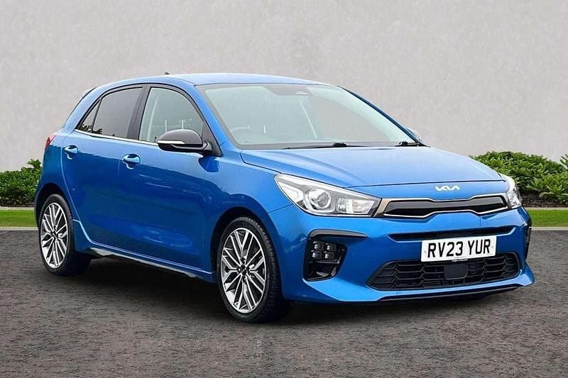 Blue Used 2023 Kia Rio 4 Hatchback | £17,200 (Fair price) - Image 1/4