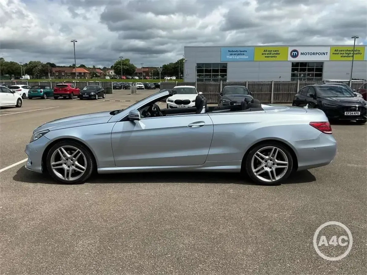 Used Mercedes E250 AMG 204 HP (150 kW) 2014 Silver Cabriolet