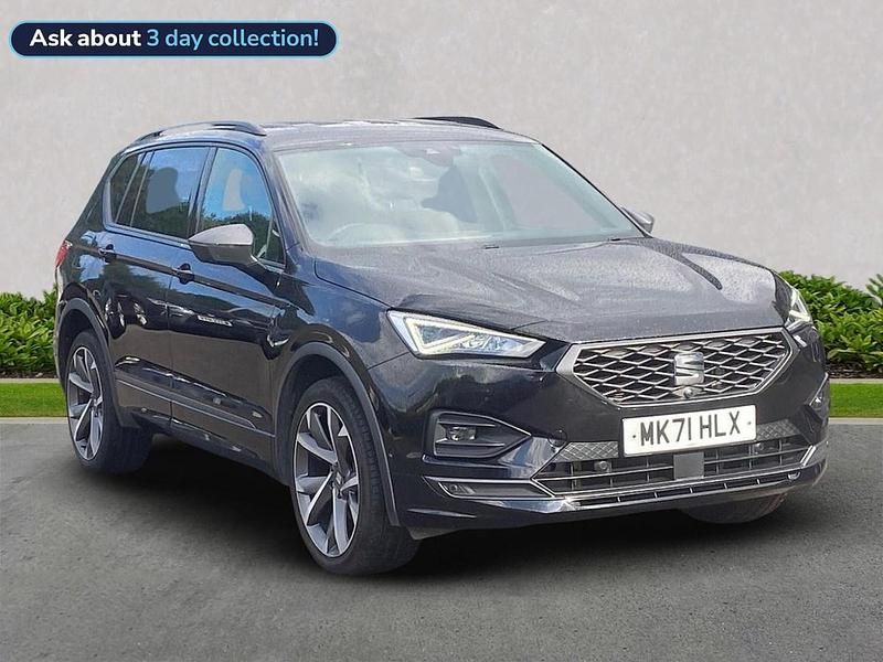 Black Used 2021 Seat Tarraco FR Sport SUV | £23,499 (Fair price) - Image 1/4