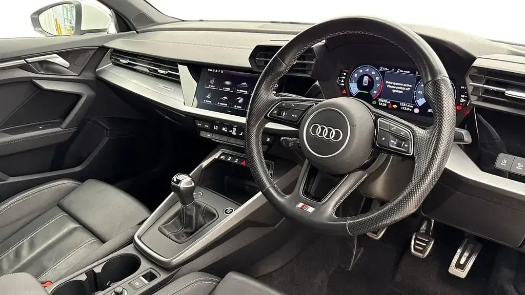 Used Audi A3 S-Line 150 HP (110 kW) 2024 White Sedan