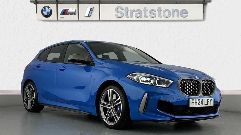 Blue Used 2024 BMW M135 Shadowline Hatchback | £30,990 (Fair price) - Image 1/4