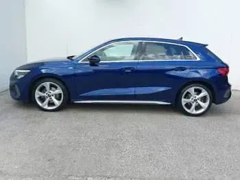 Used Audi A3 S-Line 150 HP (110 kW) 2023 Blue Sedan