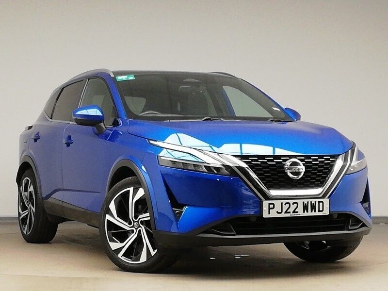 Blue Used 2022 Nissan Qashqai Tekna+ SUV | £21,498 (Expensive) - Image 1/4