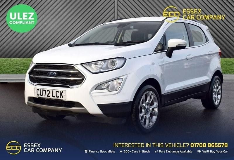 White Used 2022 Ford Ecosport Titanium SUV | £10,746 (Fair price) - Image 1/4