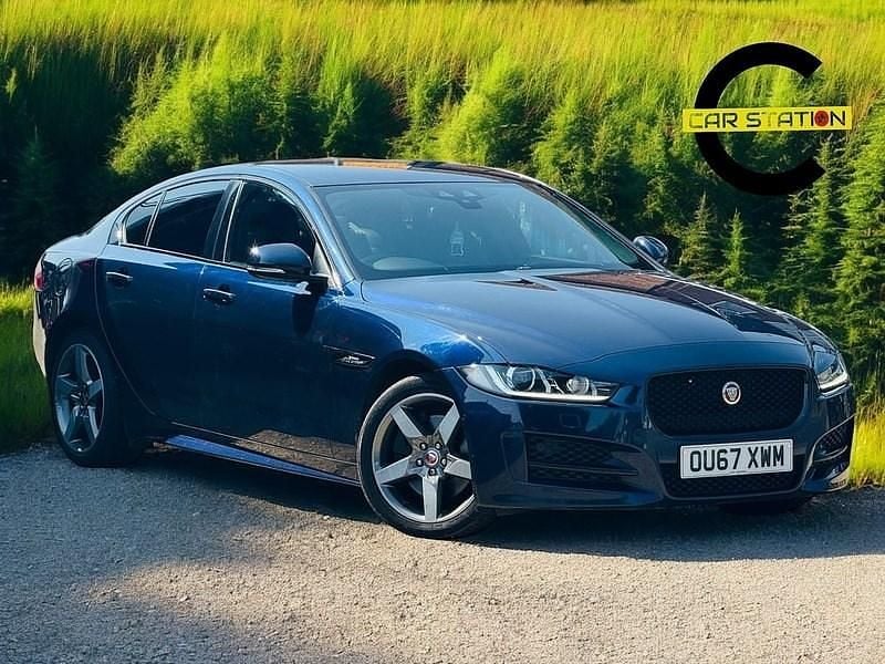 Blue Used 2017 Jaguar XE R-Sport Sedan | £10,295 (Fair price) - Image 1/4