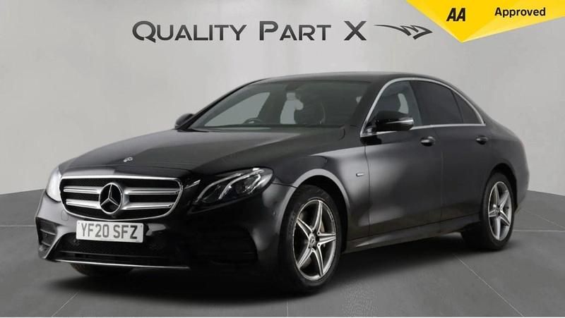 Used Mercedes E300 AMG line 2020 Black Sedan