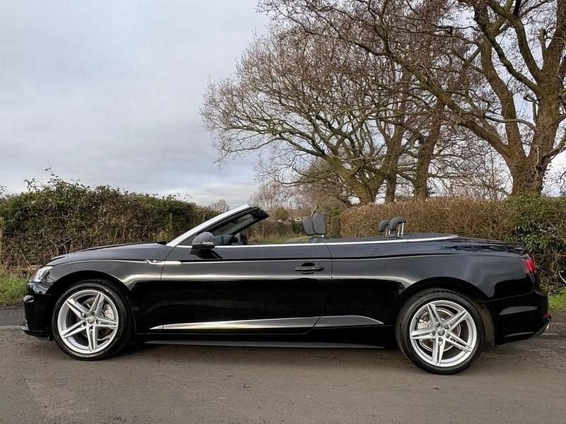 Used Audi A5 Cabriolet S-Line 2018 Black Cabriolet