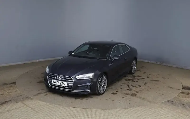 Used Audi A5 S-Line 190 HP (139 kW) 2017 Blue Coupe