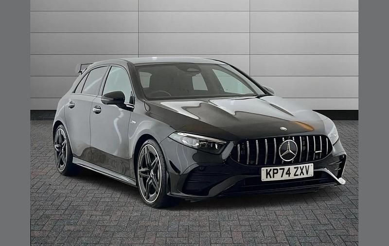 Black Used 2024 Mercedes A35 AMG Premium Plus Hatchback | £35,995 (Fair price) - Image 1/3