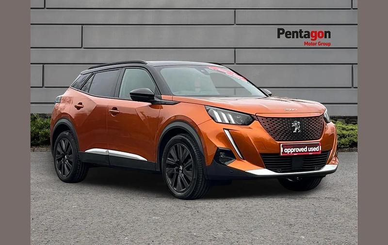 Used Peugeot e-2008 GTi 100 kW (136 HP) 2020 Orange SUV