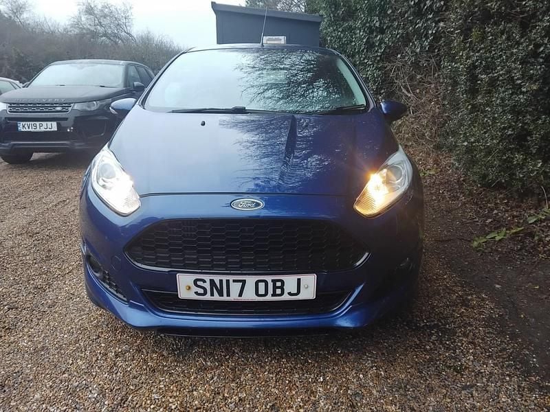Used Ford Fiesta Sport 2017 Blue Van