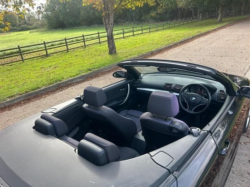 Used BMW 118 Cabriolet Sport Line 2009 Black Cabriolet